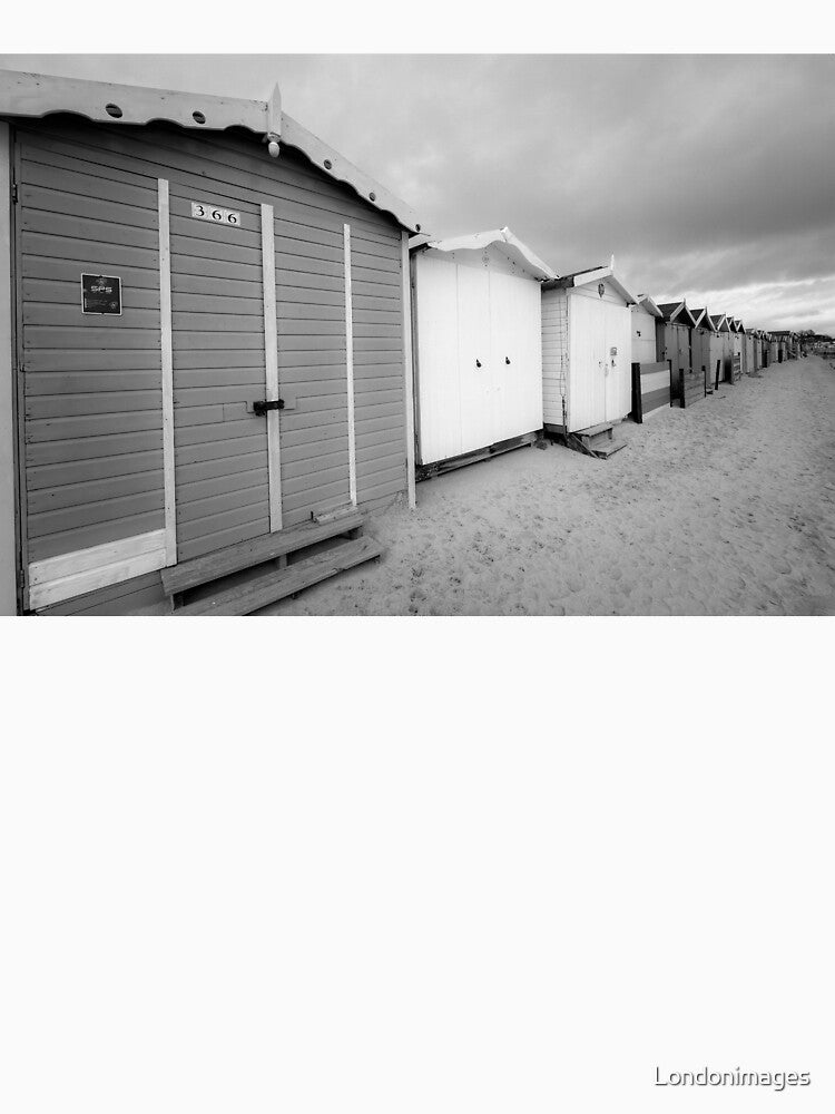 English Beach Huts Infrared by Londonimages
