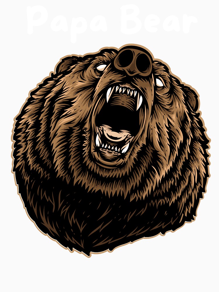 Papa Bear – graphic perfect gift for dad by Printsouf