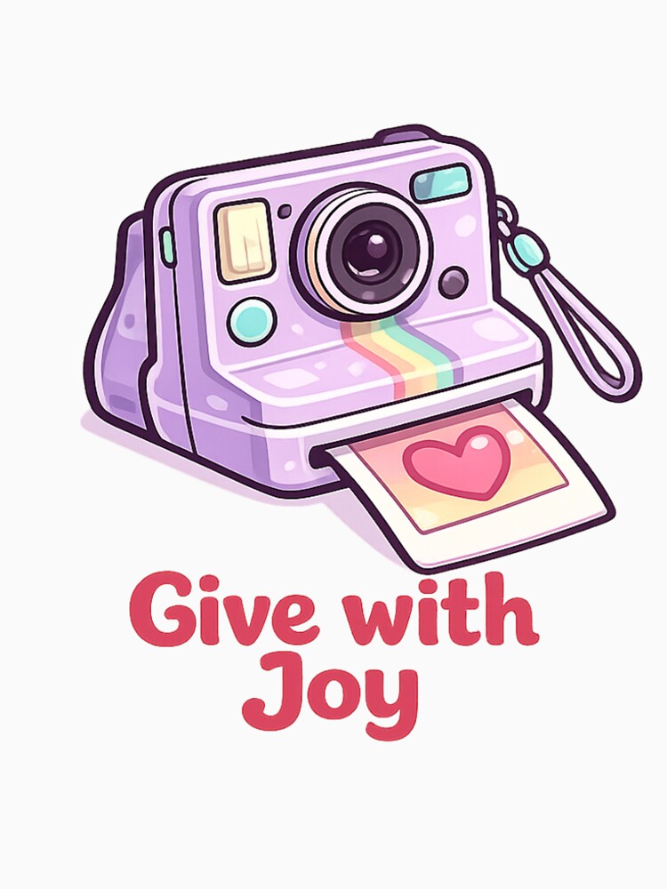 Trendy Instant Camera Give With Joy by Bright Sprout Wear