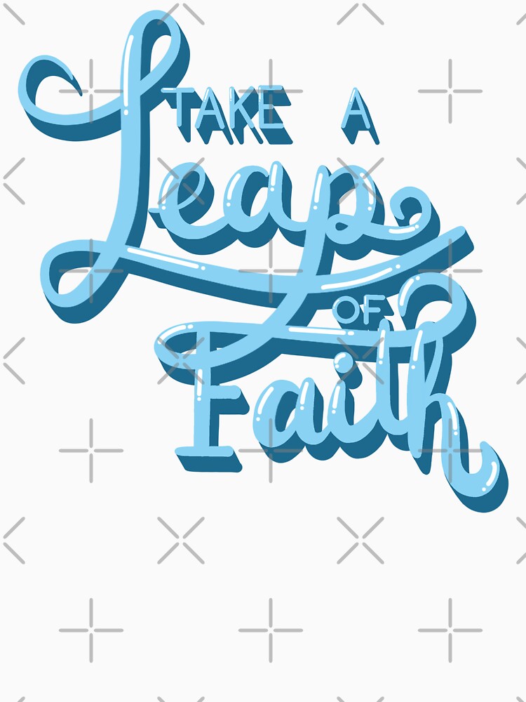 Take a Leap of Faith Black Back by themoodydecor
