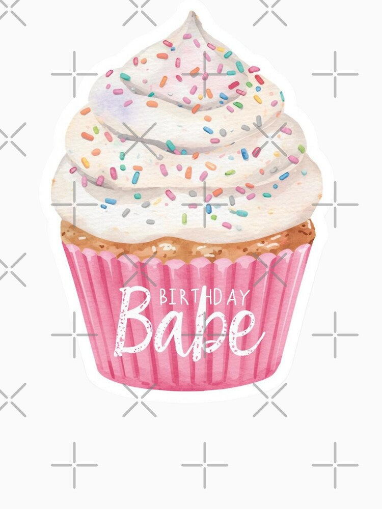 Birthday Babe Cupcake by PamLeeDesign