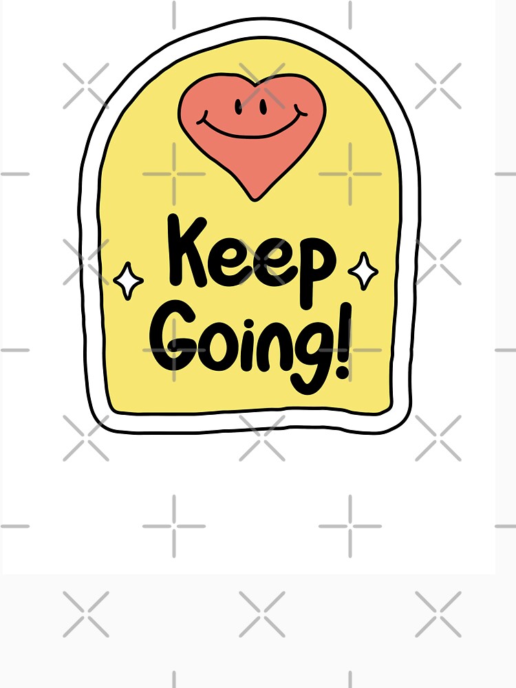 Outlined doodle Keep Going by CapriCreatives