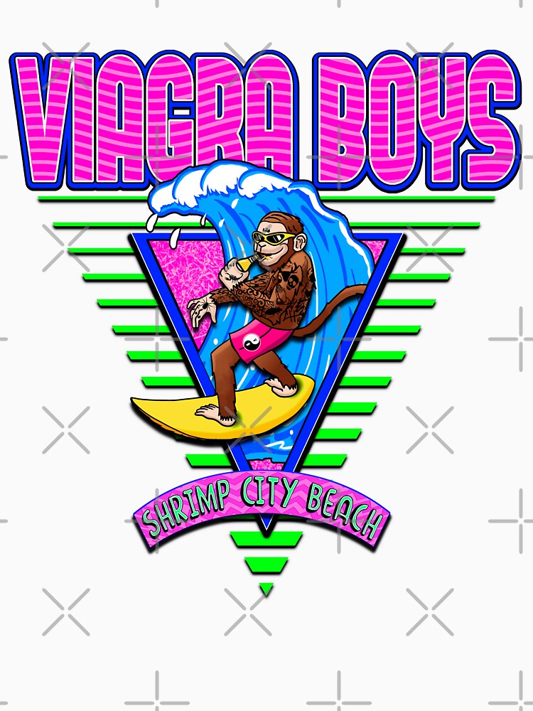 Viagra Boys Shrimp City Beach by CosmicHazeArts