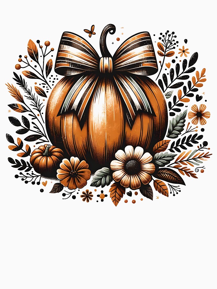 Floral Pumpkin Fall by Mohammadirwin