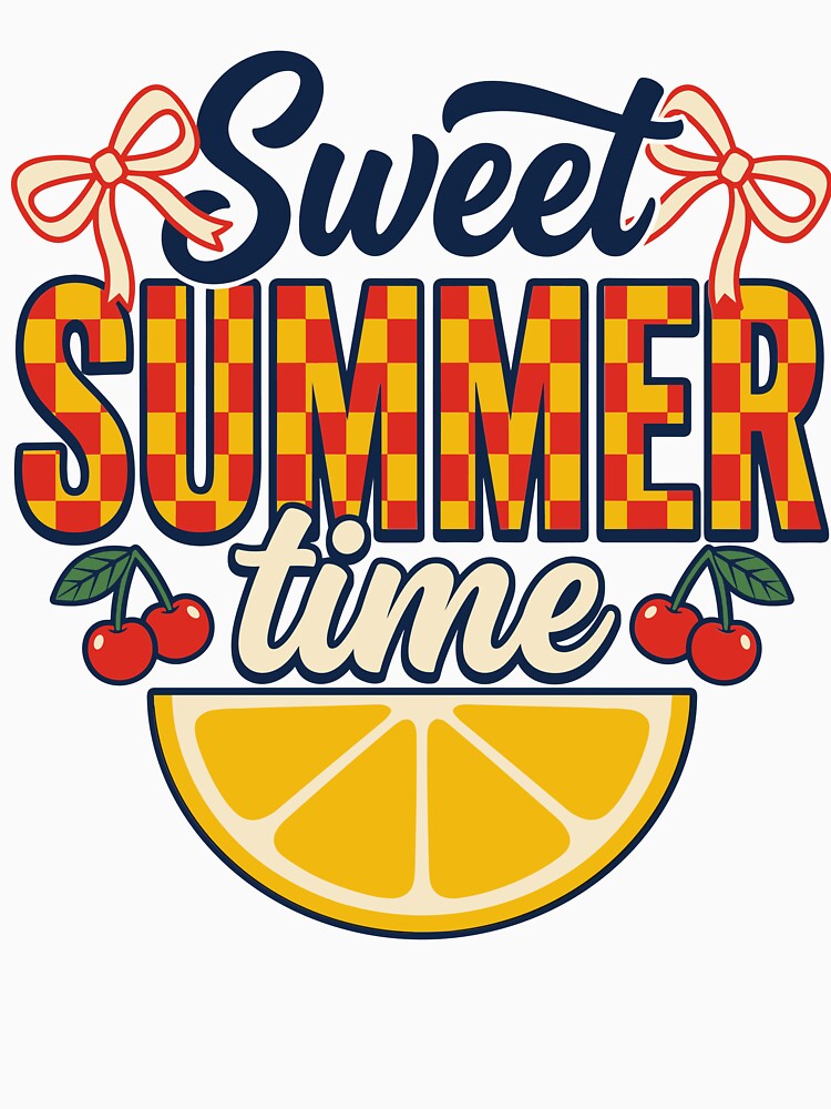 Cute Lemon Cherry Summer Time Girls Kids by KroghDs
