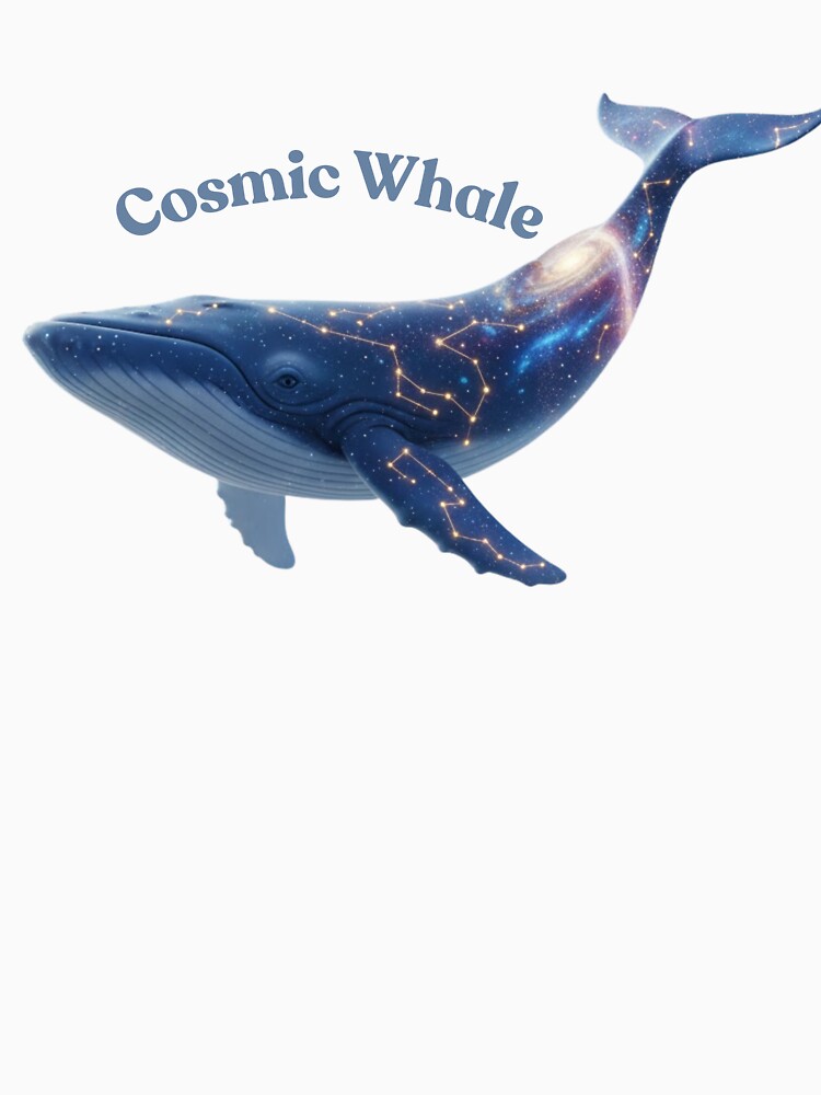 Cosmic Whale Dream: Celestial Ocean Spirit - Galaxy Constellation Art & Mystical Sea Giant by MonaRose_Art