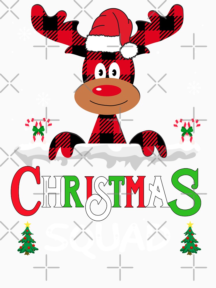 family christmas squad reindeer 2023 shirt , groovy matching christmas crew shirt by ZAIN JAMAL