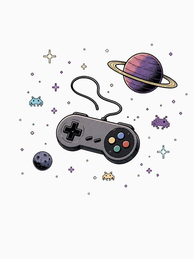 Cosmic Gamer – Retro Gaming in Space by MySthore