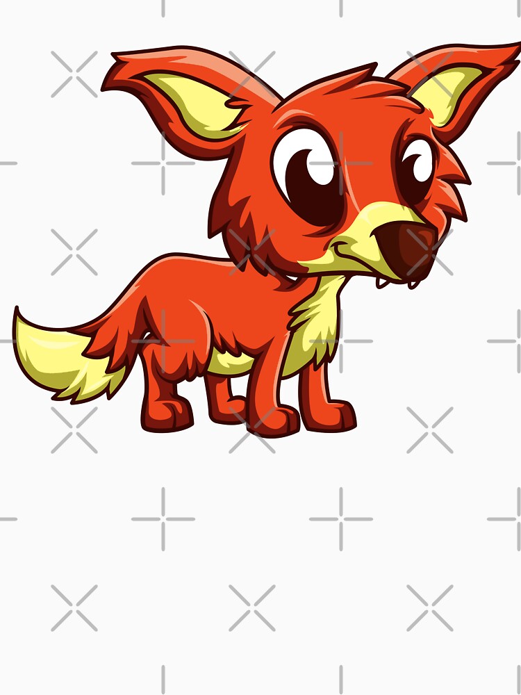 Cute Baby Fox cartoon Design by Red-ElYoubi
