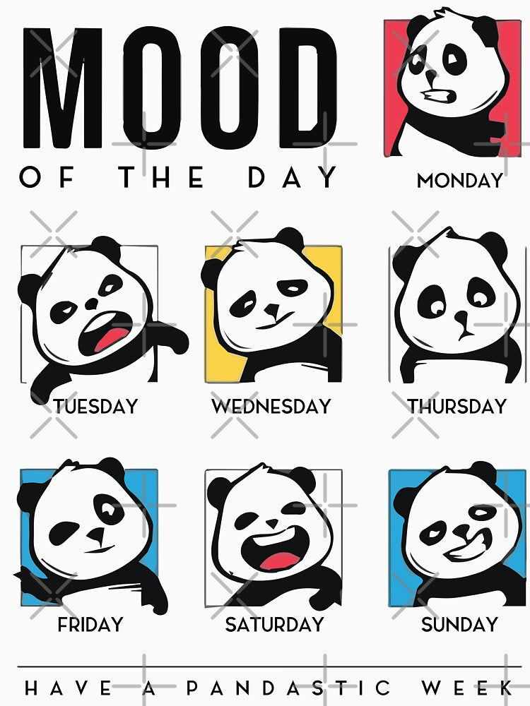 Panda Moods by Sahib Singh