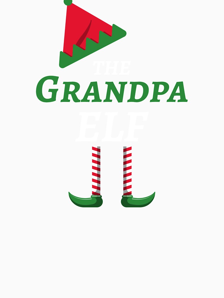 The Grandpa Elf matching family Christmas by HolidayTees