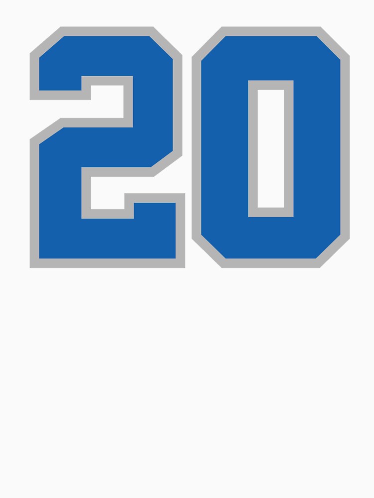 Barry Sanders #20 by HeyBeardMon