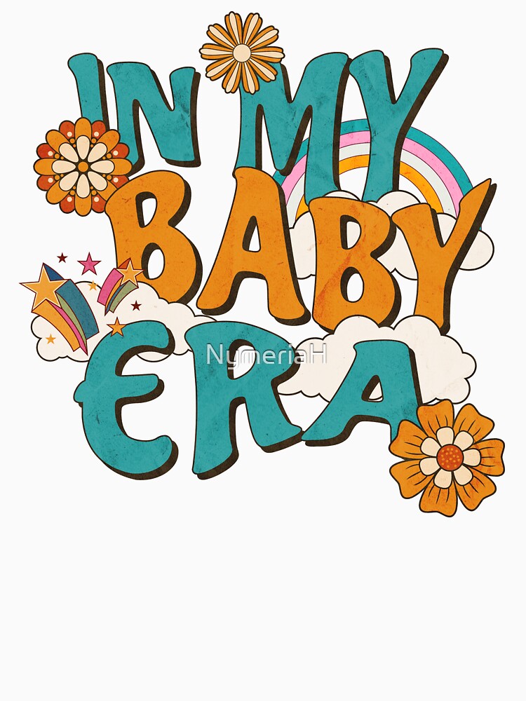 In My Baby Era - Groovy 70s Inspired Design for Babies, Kids by NymeriaH