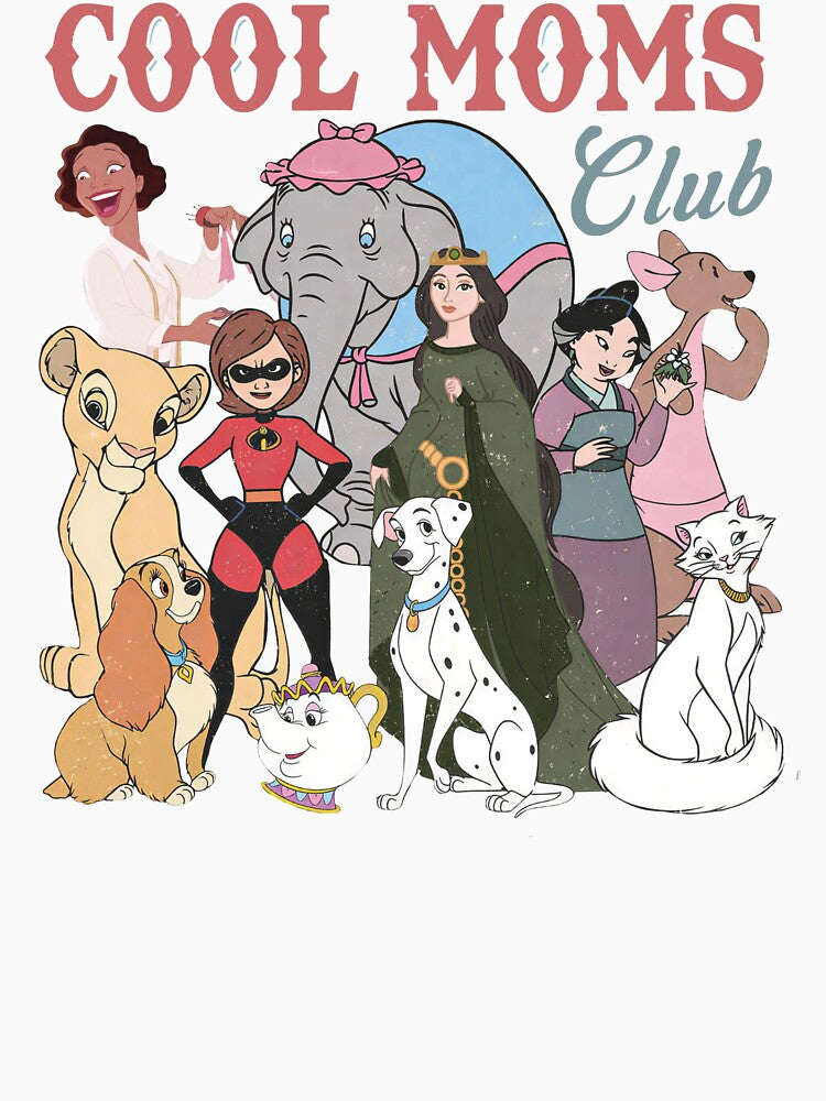 Retro Cool Mom Clubs, Funny Mom, Best Mom Ever by Naviiraart