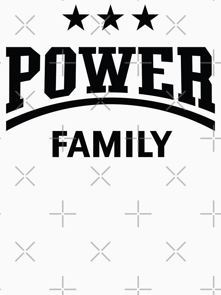 Power Family (Family / Father / Mother / Children / Black) by MrFaulbaum