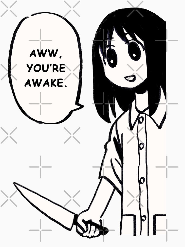 I redraw knife osaka manga panel / aww you're awake / funny azumanga daioh by RansRoom
