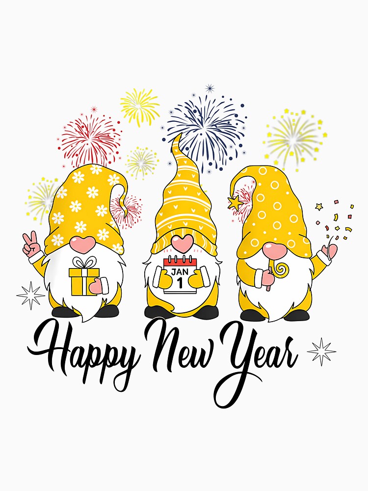 New Years Eve Party Gnomes Matching Family Happy New Year 2026 by BernoNickel