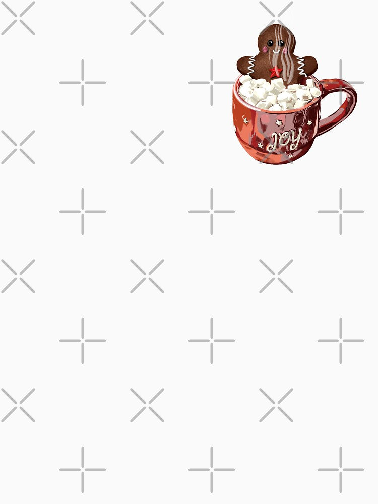 Delicious Hot Chocolate in a Cup with Cookie Illustration for the Perfect New Year's Celebration by Pandositive