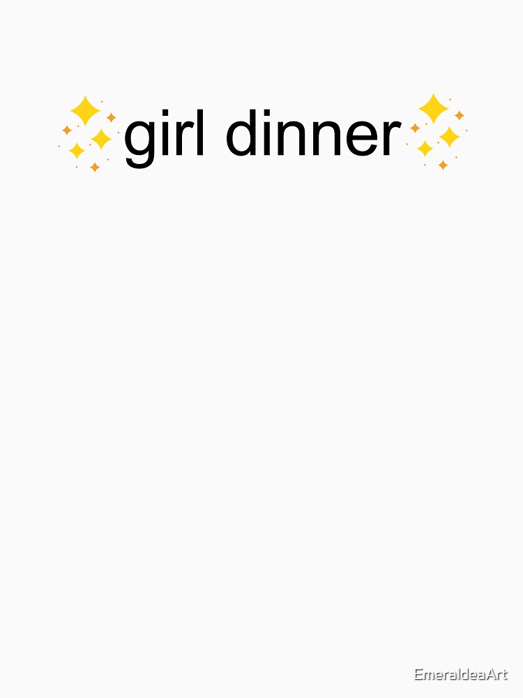 girl dinner tiktok viral starry by EmeraldeaArt