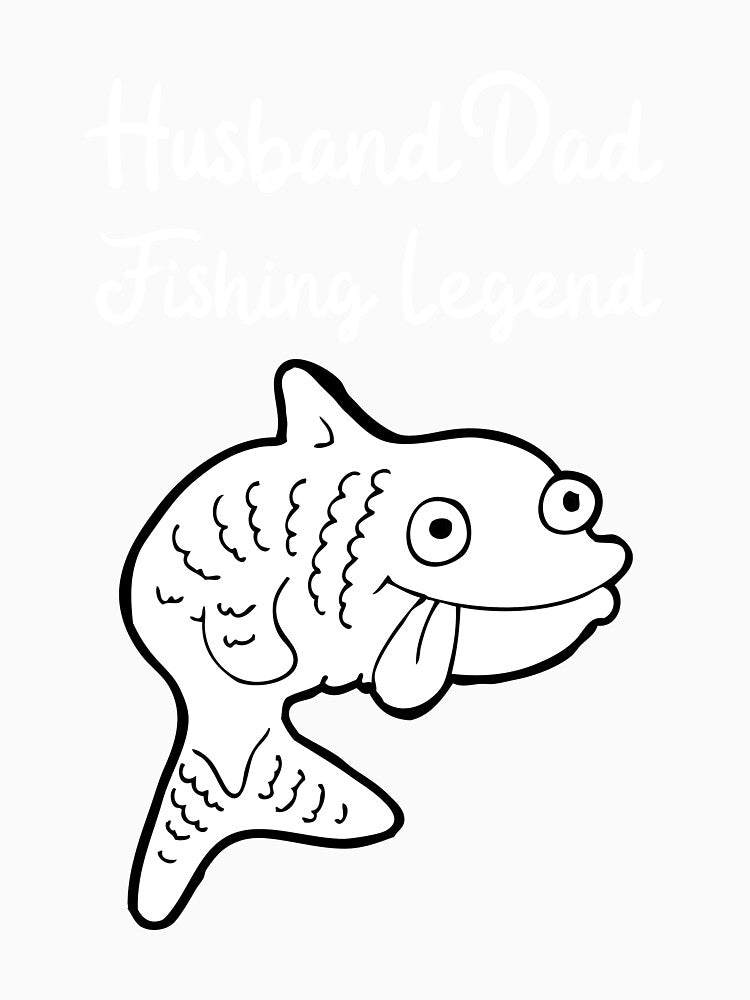 Husband Dad Fishing Legend by RedTomasB