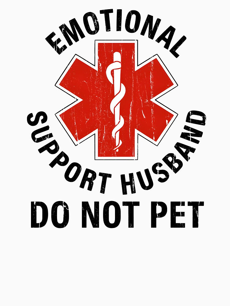 Emotional Support Husband Do Not Pet by Charbolreta