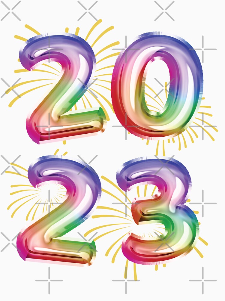 2023 Happy new year balloon fireworks celebration by ibeargifts