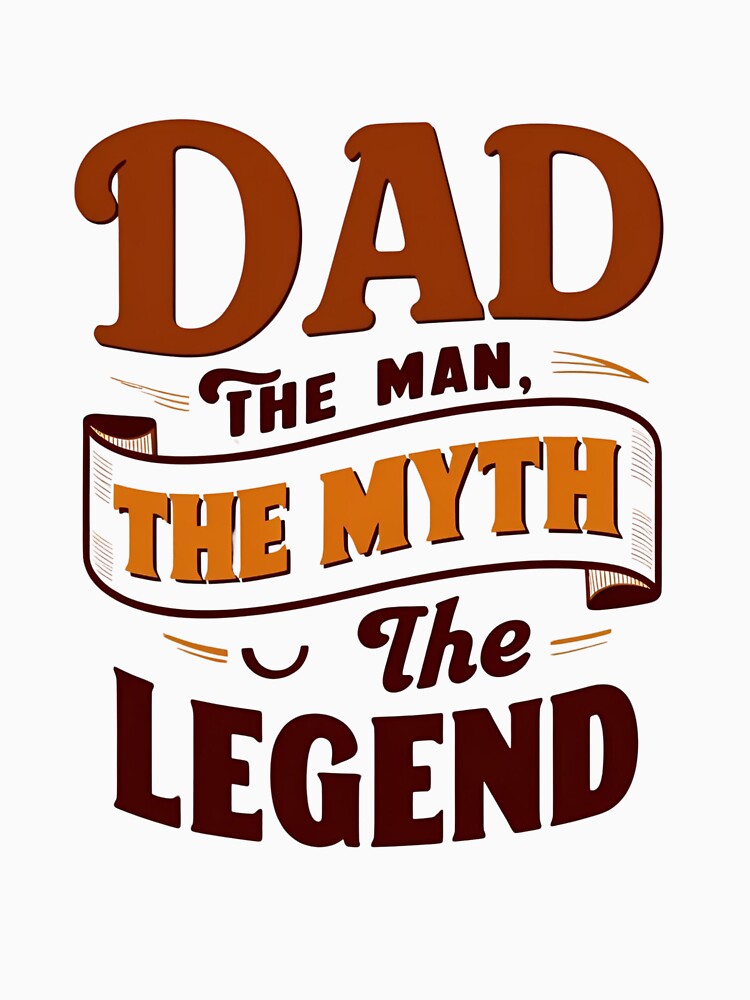 Dad: The Man, The Myth, The Legend | Father's Day Gift | Proud Dad Tee by azersan