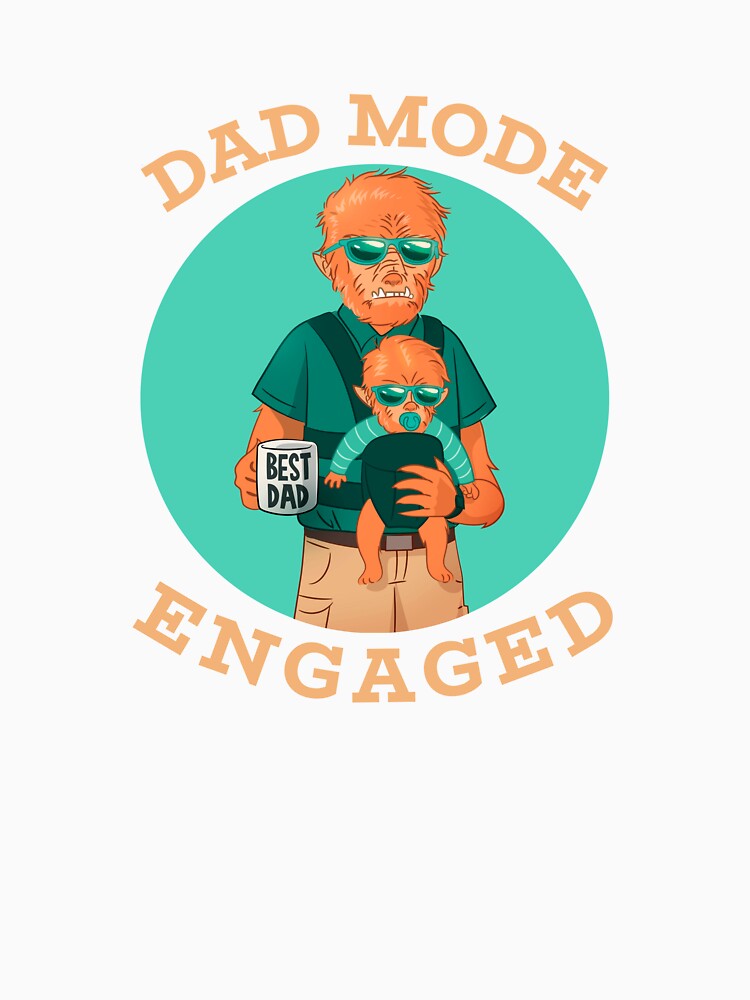 Dad Mode Engaged Best Dad Sasquatch by Sho-Sho-Studios