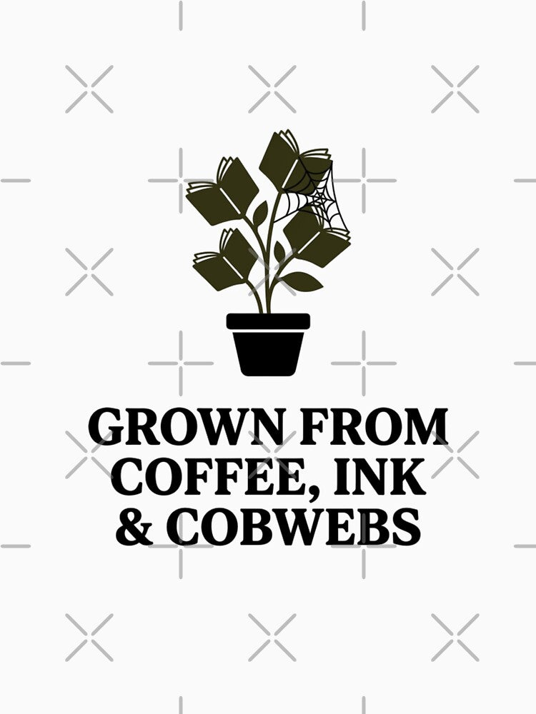 Grown From Coffee Ink And Cobwebs Spooky Bookish Reader Aesthetic by raedattia