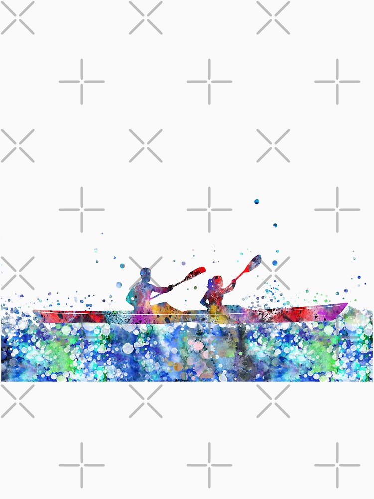 Rowing couple by Rosaliartbook