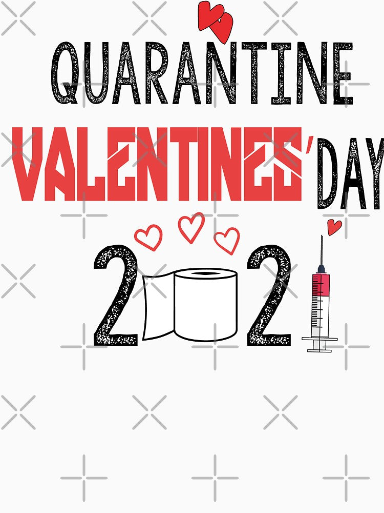 Happy Quarantined Valentine 2021 Toilet Paper Heart Couples by Heddar Badreddine