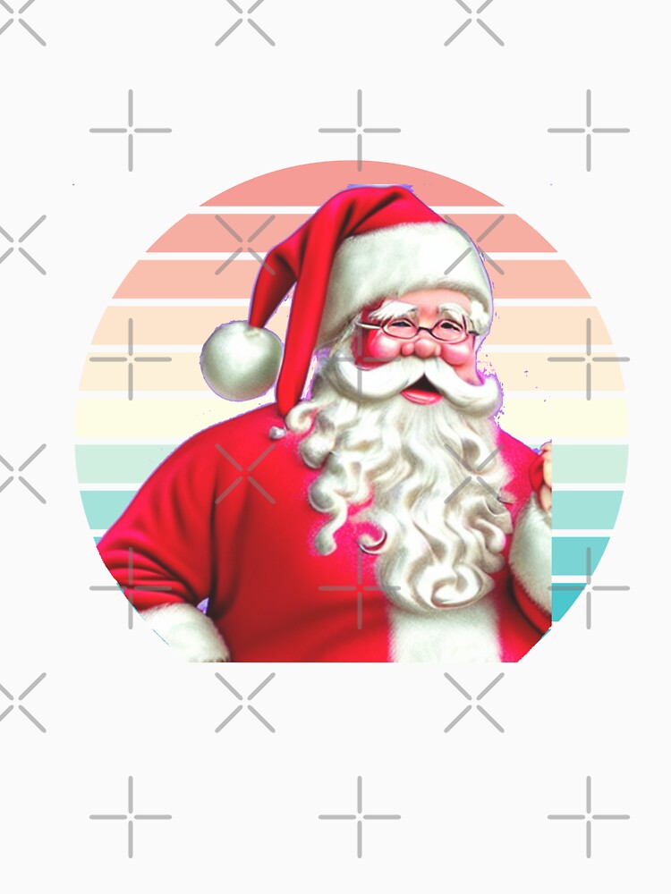 red retro vintage santa by Vavilonskaya