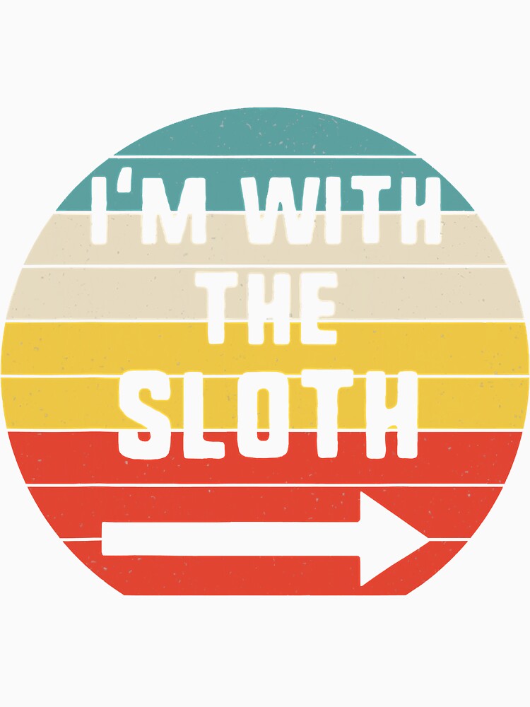 I'm With Sloth Halloween Matching by YesterDayCheck