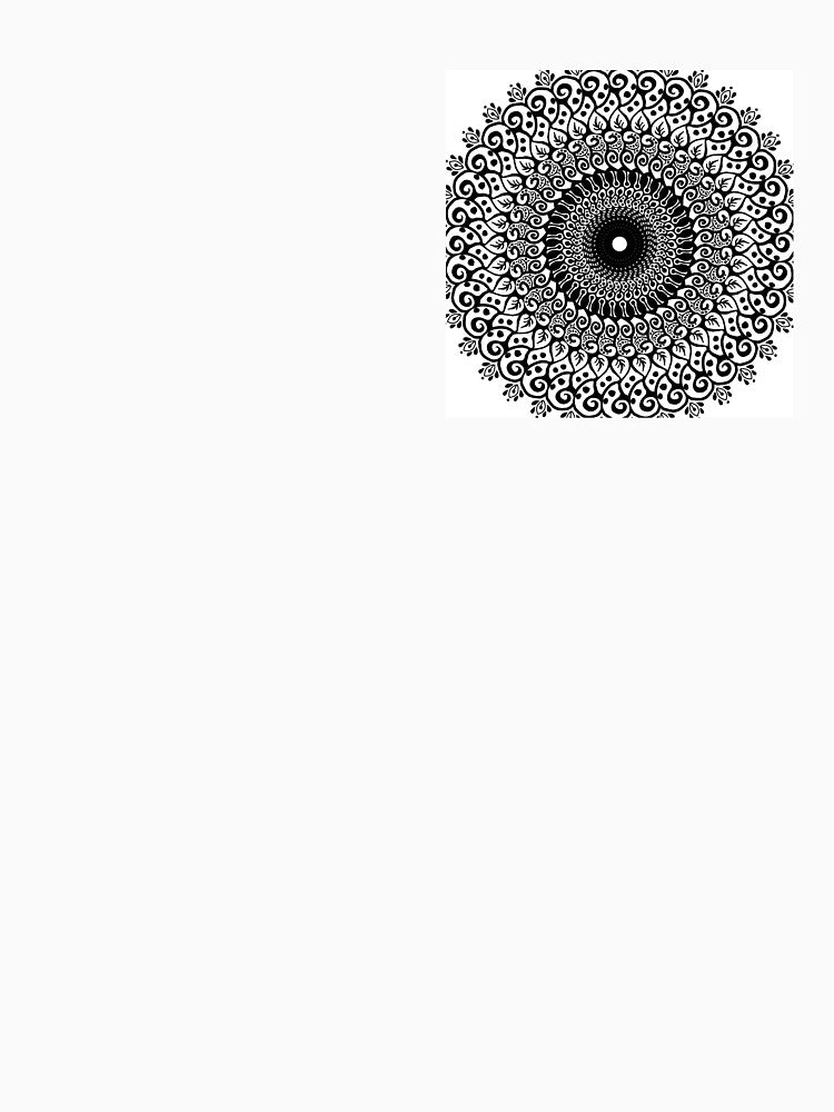 mandala one side symmetry by Nojastudios