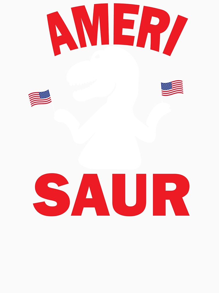 Amerisaur funny America Dinosaur Funny 4th of July Day Independence America by JennieDreher