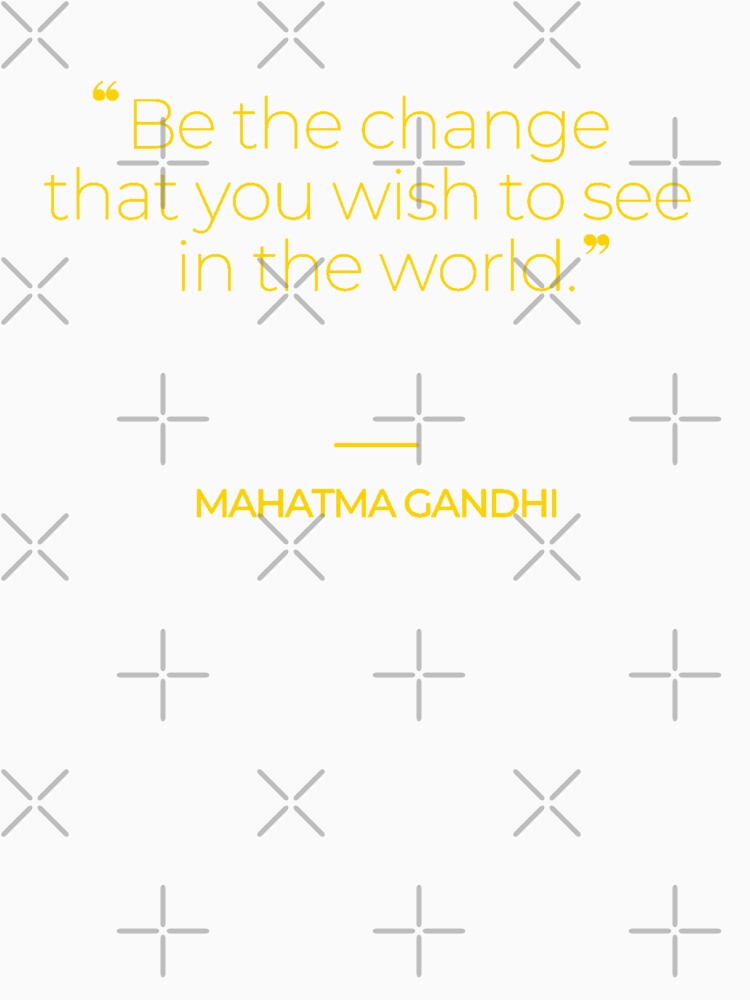 Mahatma Gandhi Famous Quotes by TonsPOD