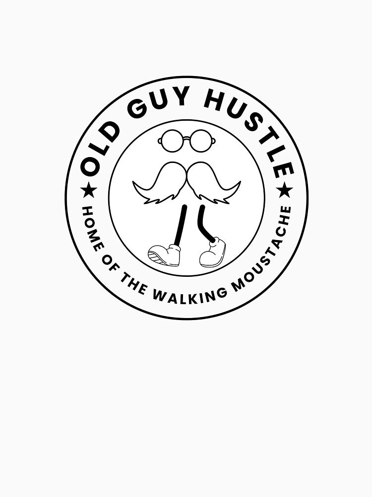 Old Guy Hustle Logo by delvaoutfitters