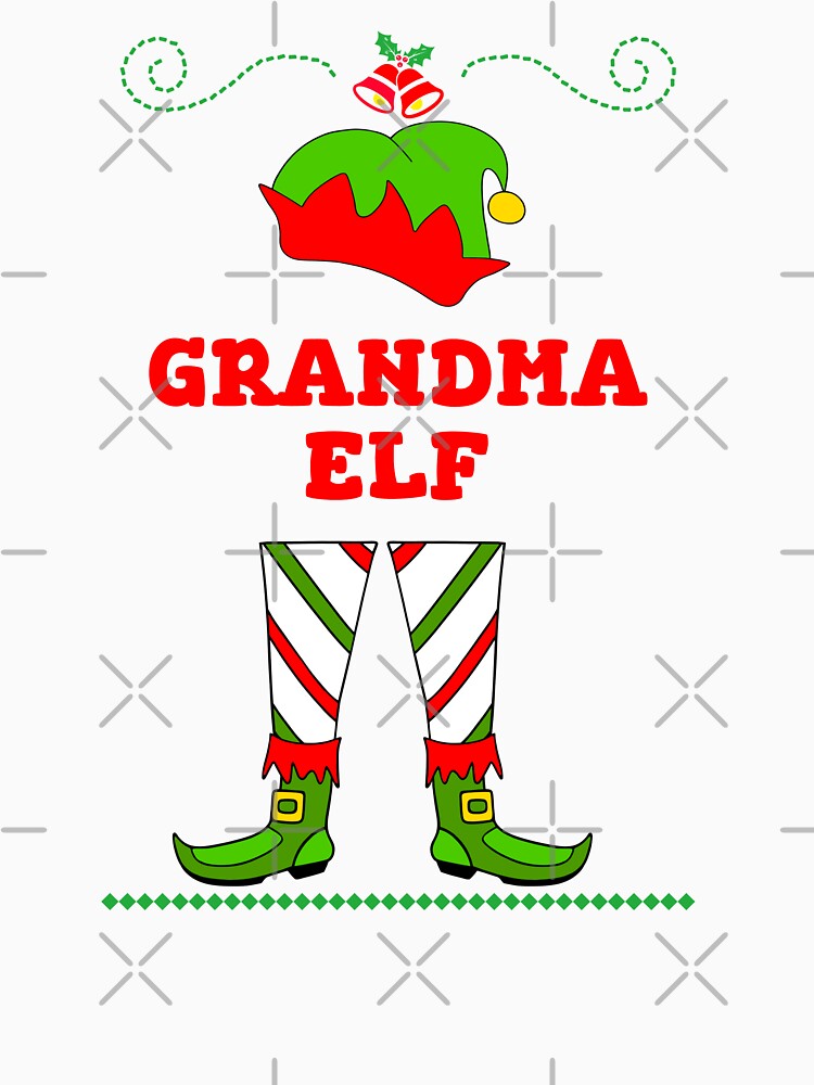 Elf Matching Grandma by Sartoris Art