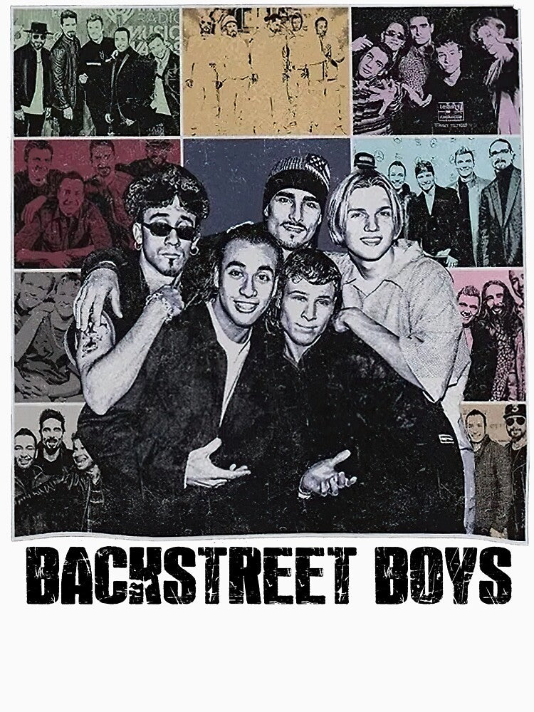 Backstreet Boys Retro 90s Vintage Memories Fan Art by MichaelBurnLove