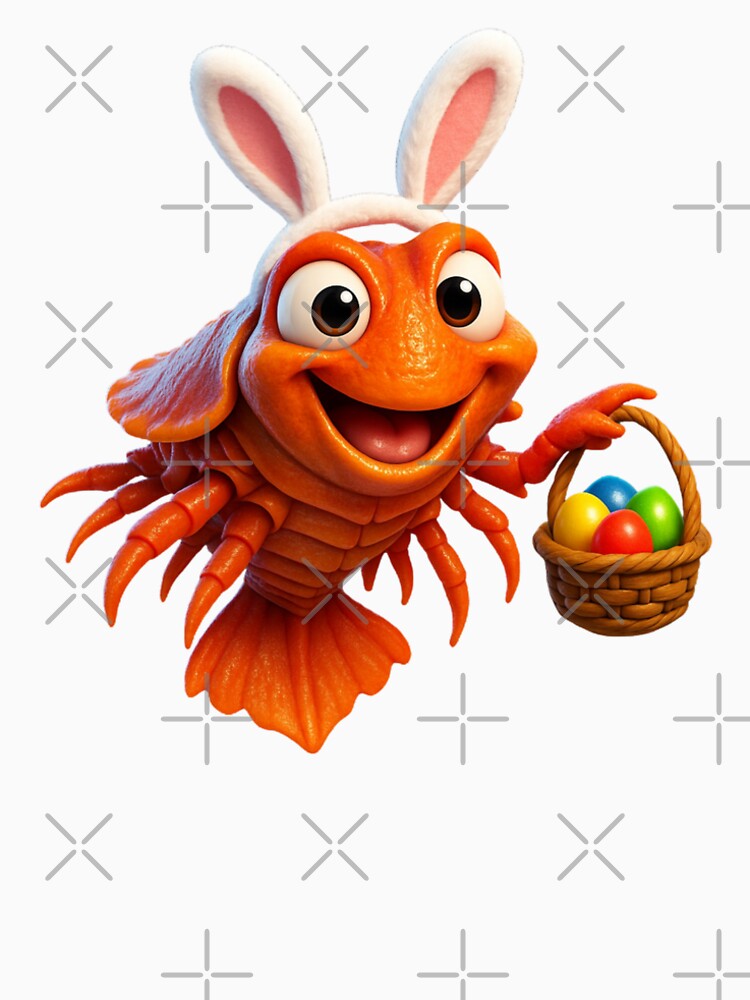 Easter Dinosaur Shrimp by Sillytoe