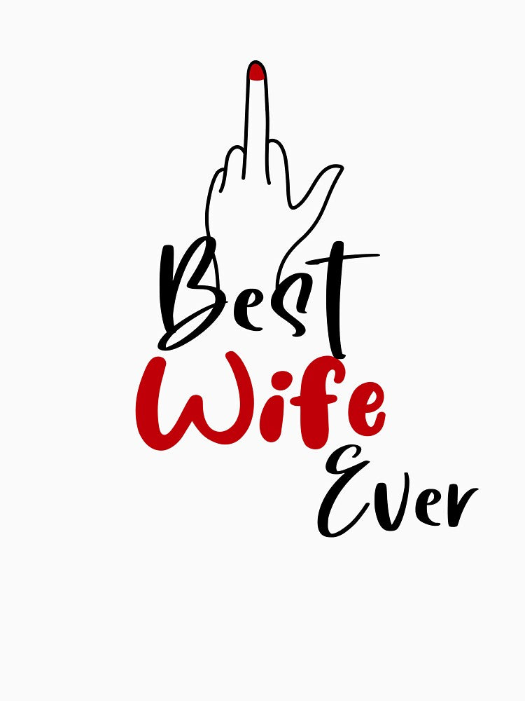 Best Wife Finger Mug With Middle Finger Mothers Day Birthday Funny Wife by EasyPrintGift