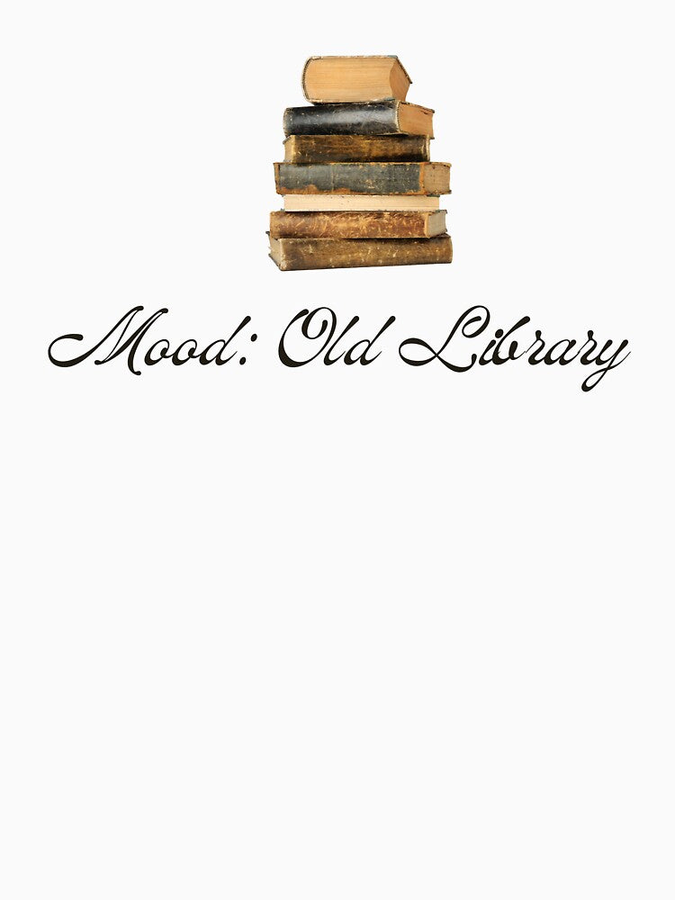 Mood Old Library Books by Kusaka.art