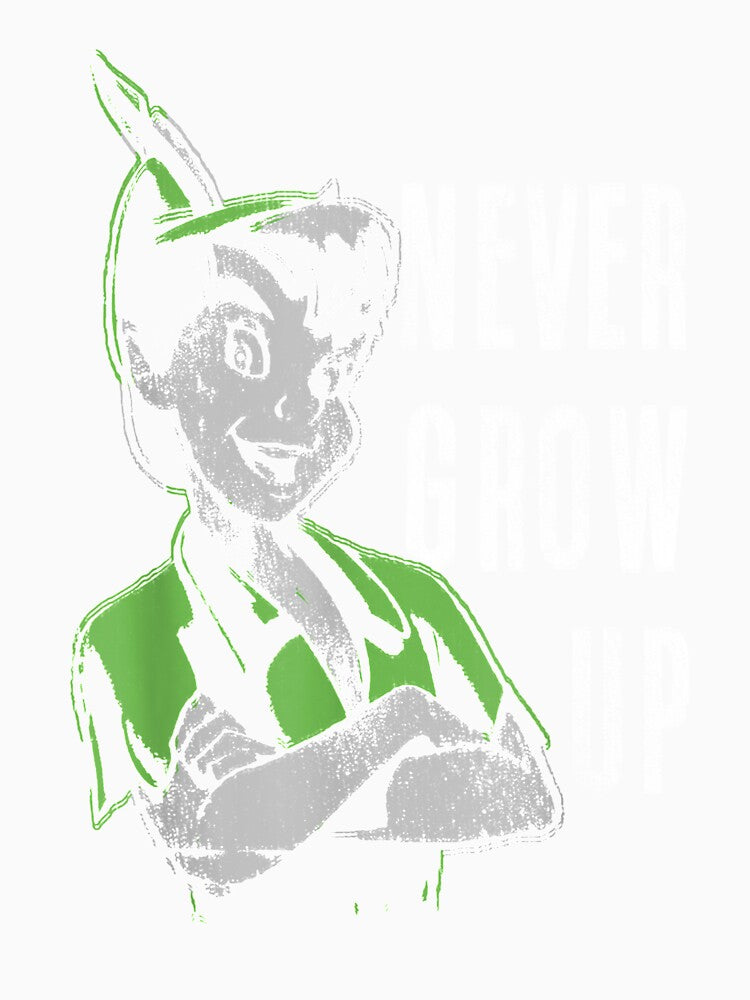 Peter Pan Never Grow Up Vintage Portrait by AidanWater