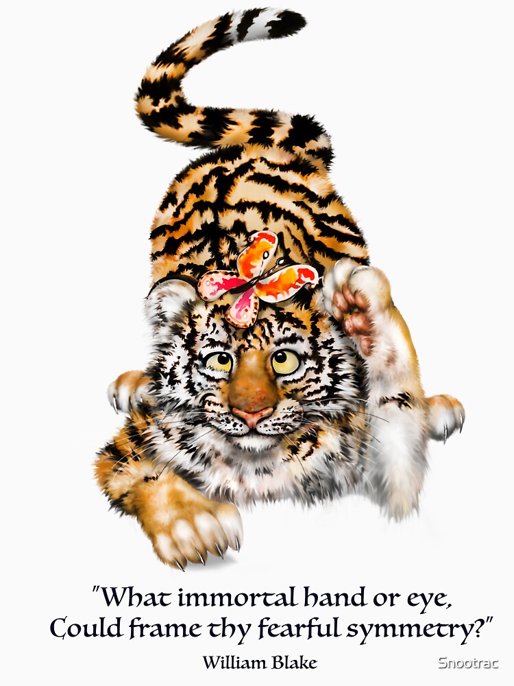 Tyger's Symmetry | B Cartoon Tiger Cub by Snootrac