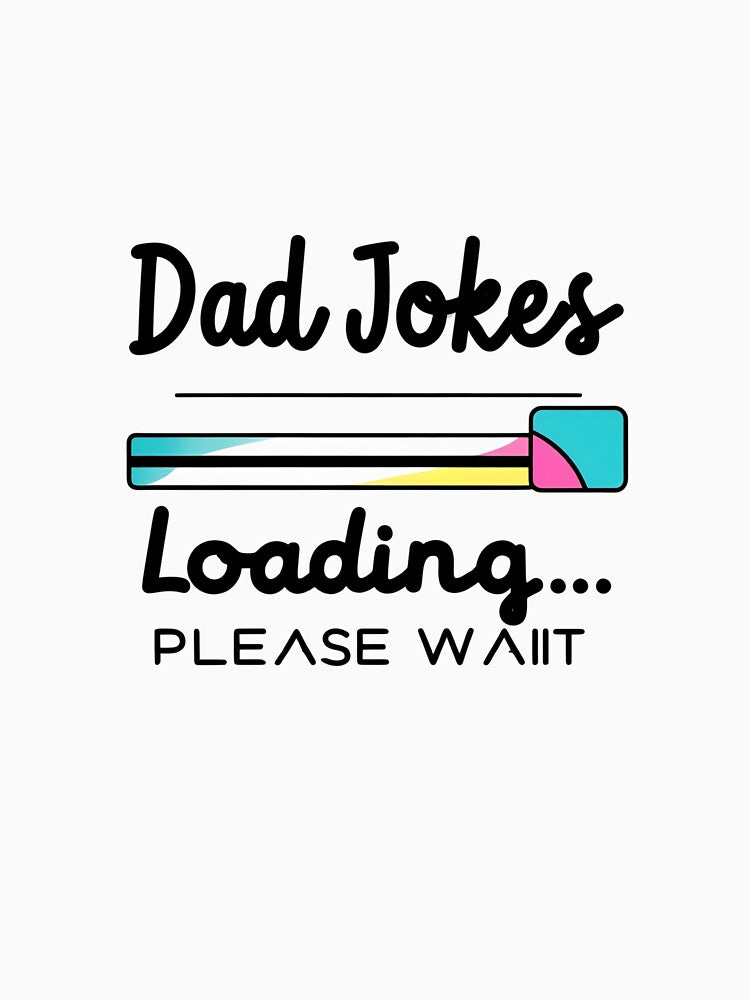 Classic Dad Humor | Loading Dad Jokes Tee by azersan