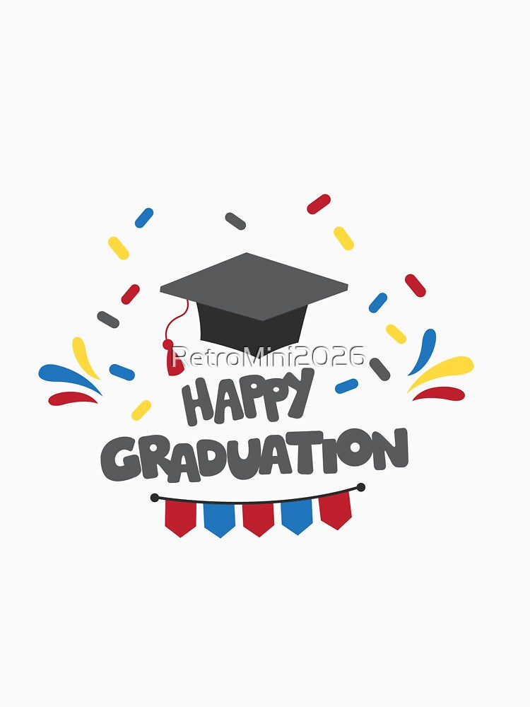 Happy Graduation Student Graduate College High School University by RetroMini2026