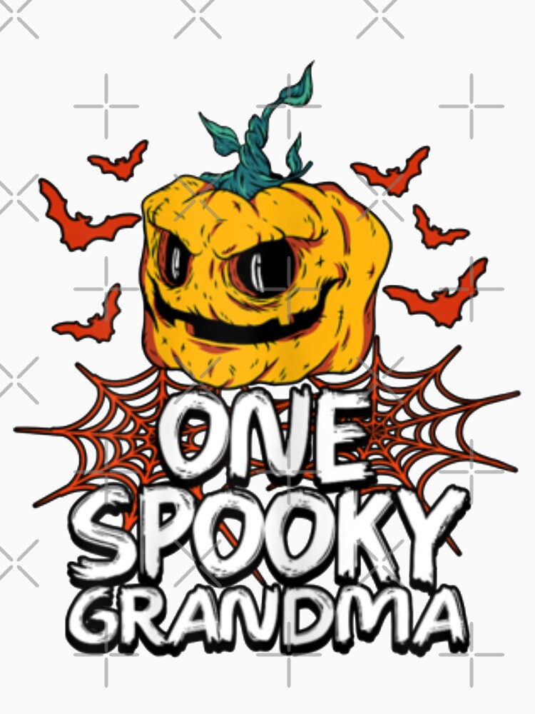 One Spooky Grandma Halloween Holiday Scary Pumpkin by ElcapitanoShop