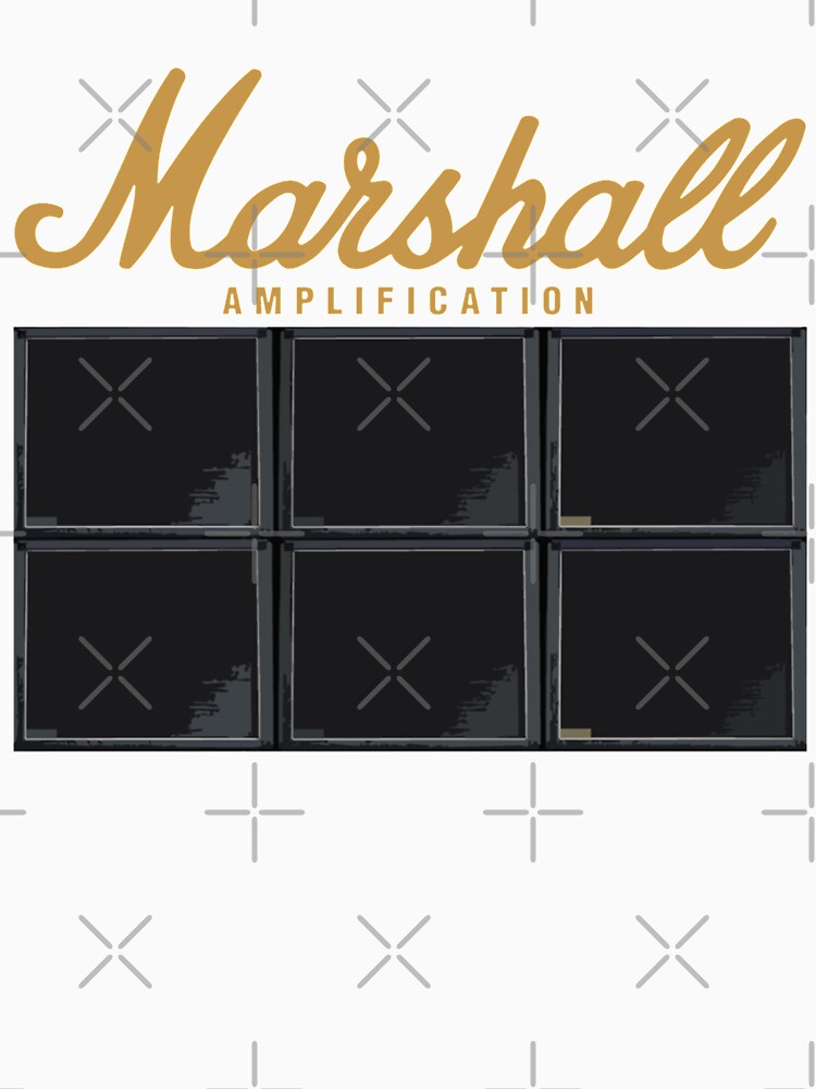 Gold Marshall Amp Stack Gift For Fans, Gift For Men and Women by MaudeTurnerTees