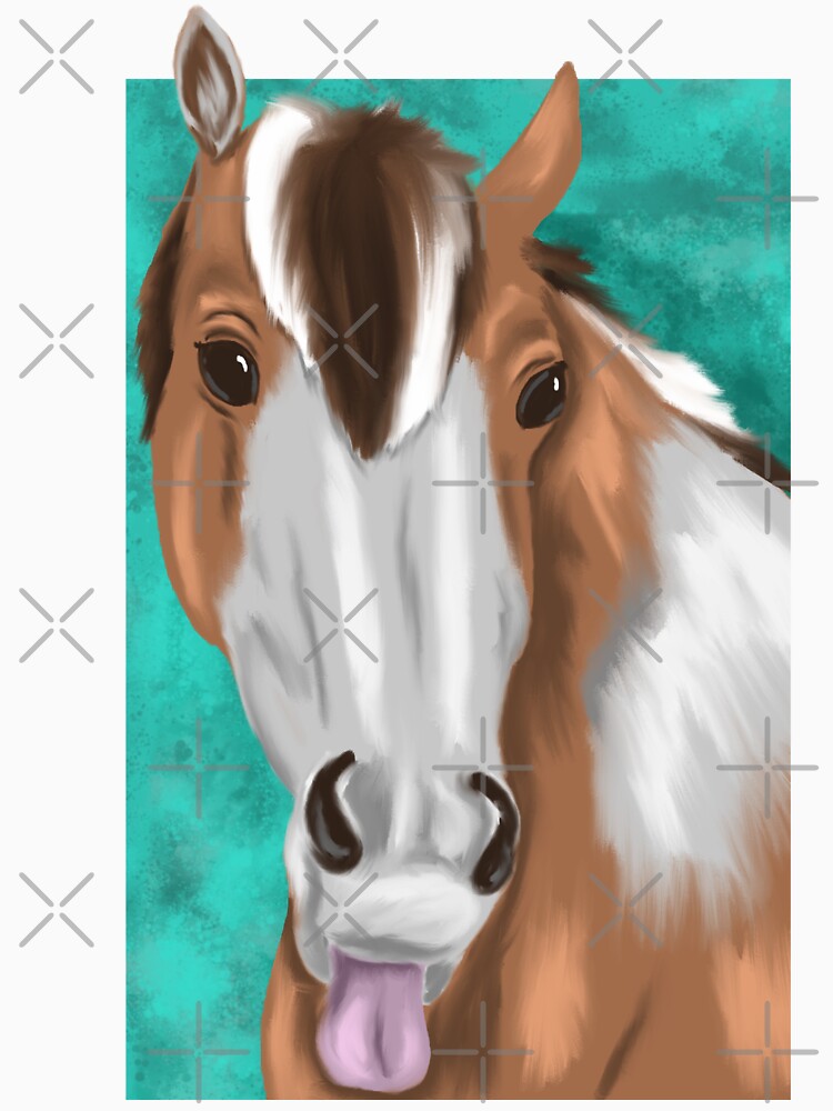 Funny horse drawing by Antiope33
