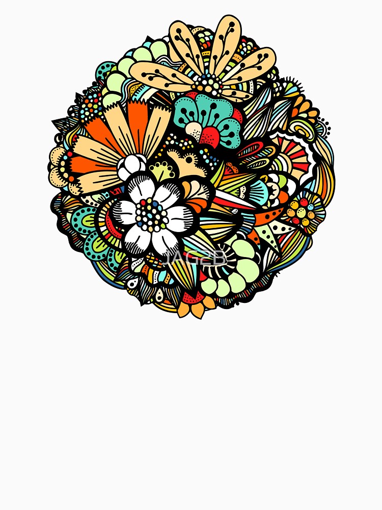 Colorful flower planet by JAG2B